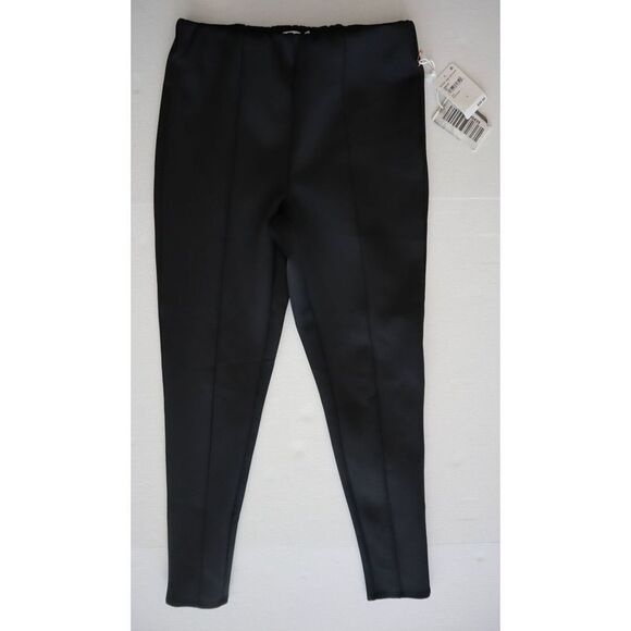 Good American GS0376-001 Women's Sz 2/M Black Scuba Skinny Legging Pants - Picture 1 of 8
